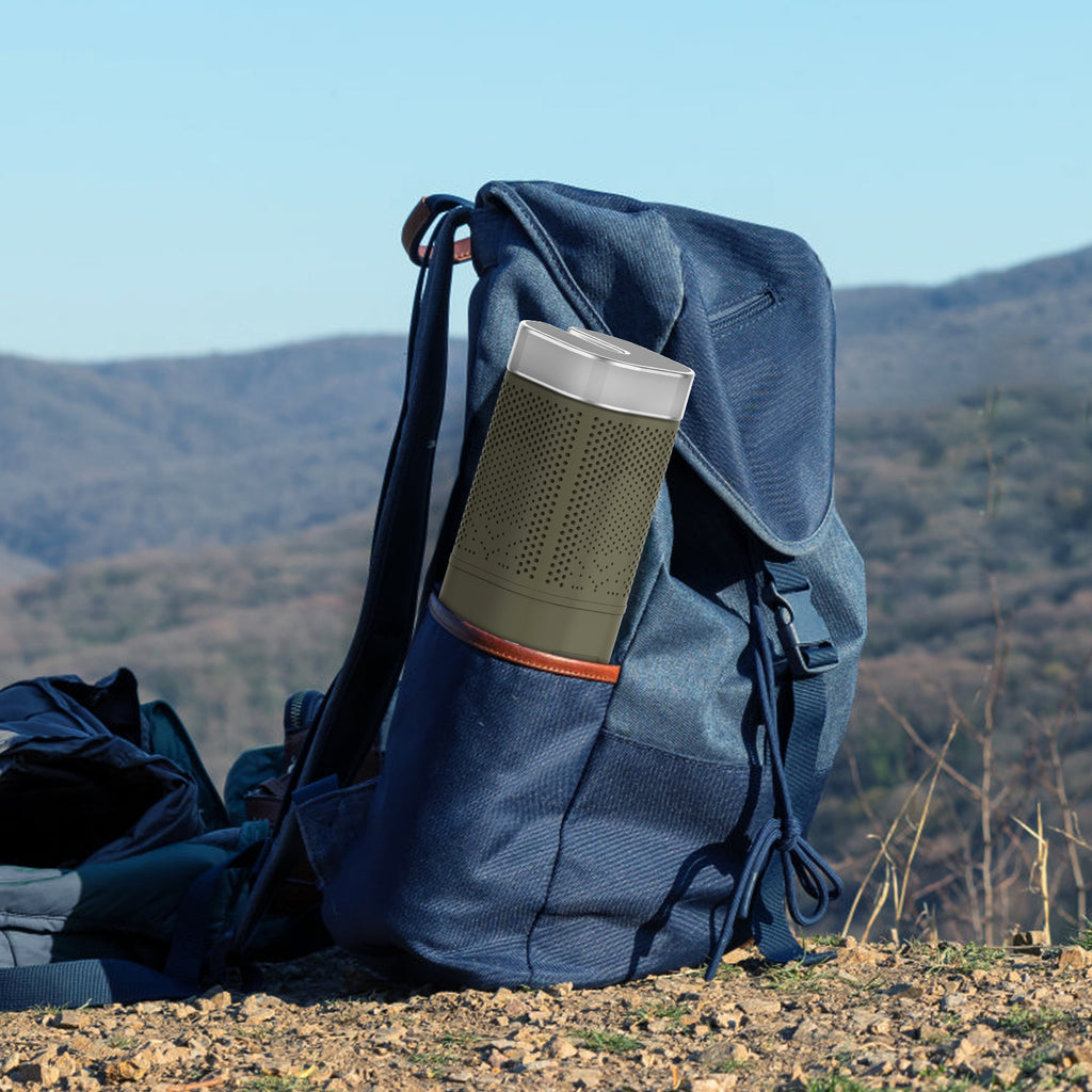 Foldable Tripod Camping Light with Bluetooth Speaker, RGB Rechargeable Lantern for Outdoor Camping & Parties